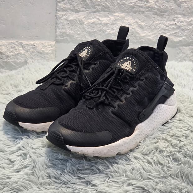 6a-15:나이키 에어 후아치 런 울트라 블랙(240)