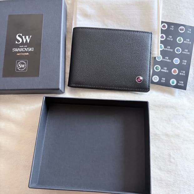 스와로브스키 탄생석 반지갑