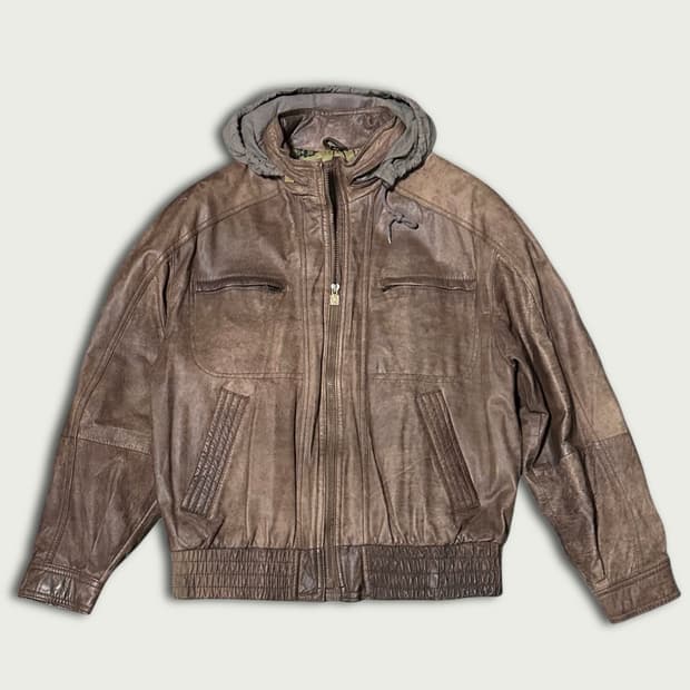 빈티지 레더 자켓