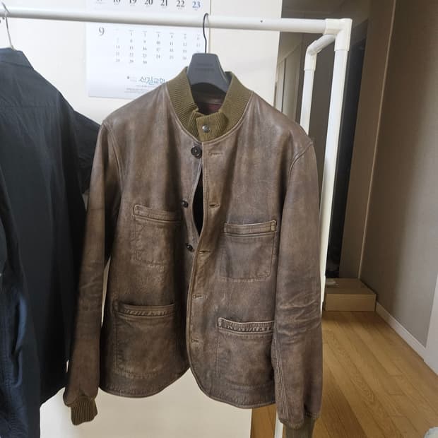 rrl 레더카코트 L