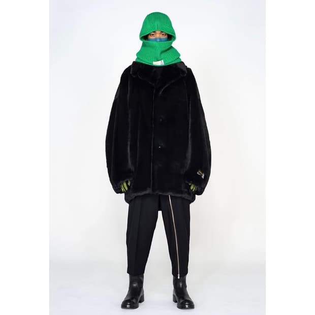 [44] 솔로이스트 22AW 벌룬 쉐입 퍼코트