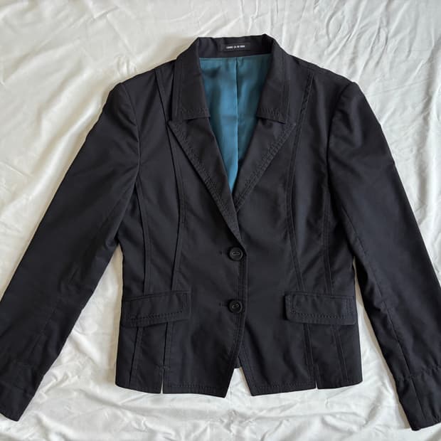 classic black jacket