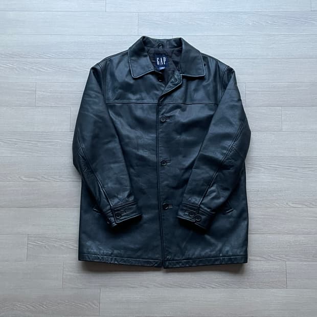 90s 올드갭 레더 카코트 gap carcoat