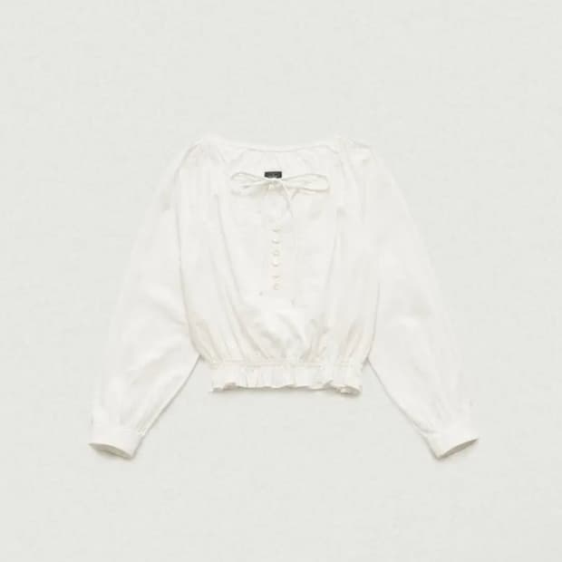 더바넷 pleatib blouse 플레티브 블라우스