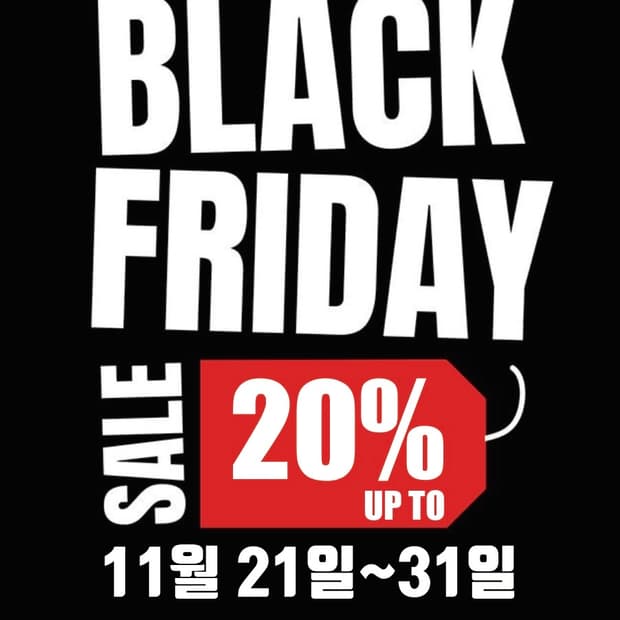 블랙프라이데이 세일 할인