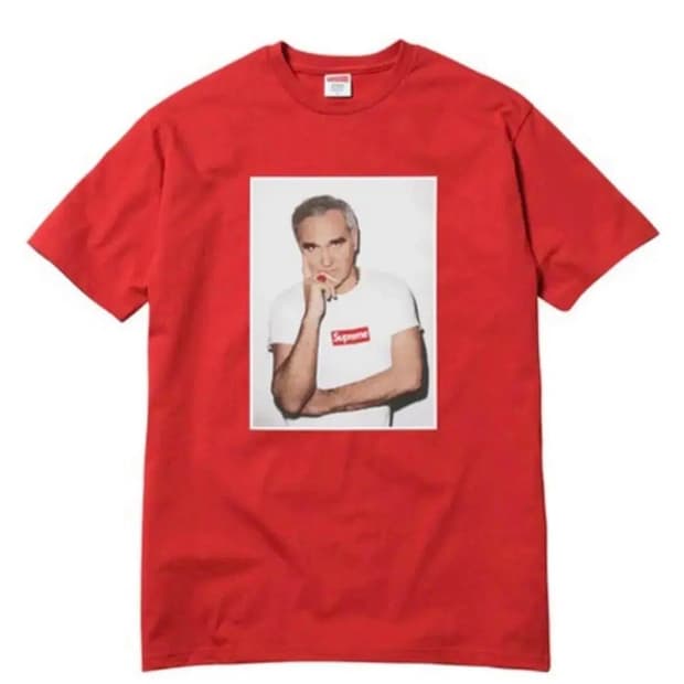 [M] 16SS 슈프림 모리세이 티셔츠 레드