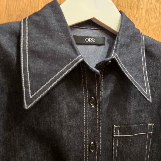 오르 데님셔츠