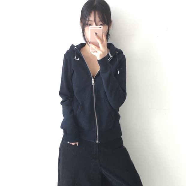 나이키 스우시자수 후드집업