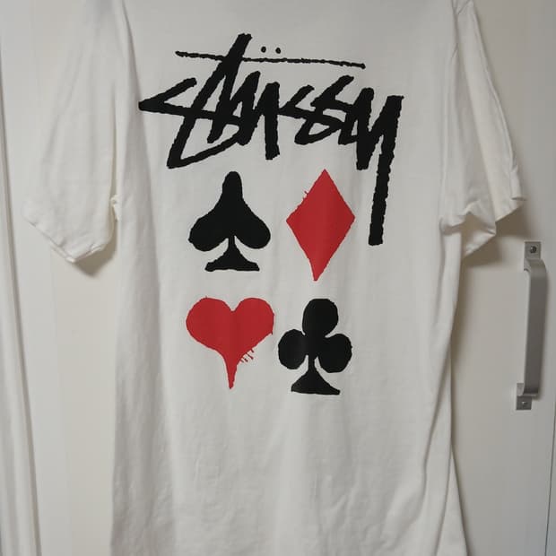 스투시 풀 덱 2 티셔츠 화이트