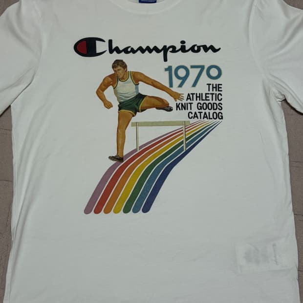 챔피온 애슬레틱 닛 굿즈 카탈로그 반팔티