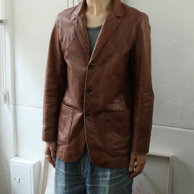 토네이도마트 웨스턴 스타일 레더 자켓 