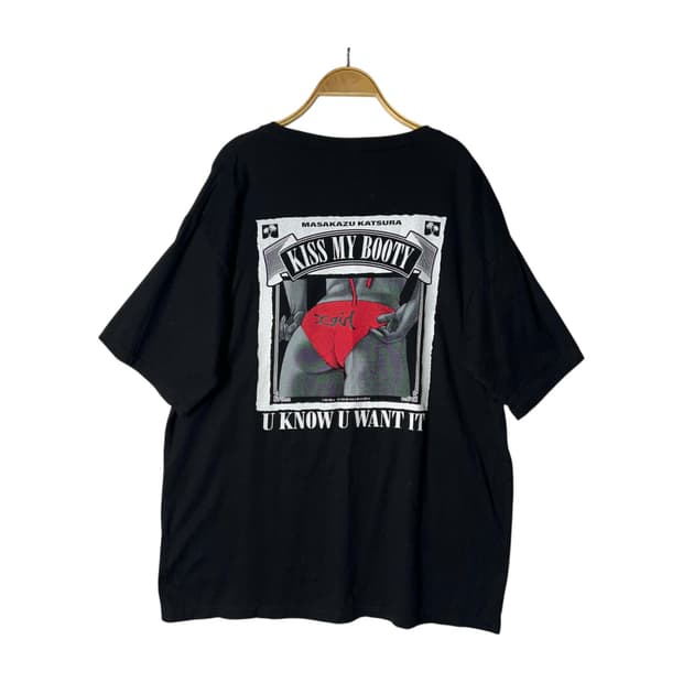 [X-girl] 엑스걸 카츠라 마사카즈 그래픽 반팔티셔츠