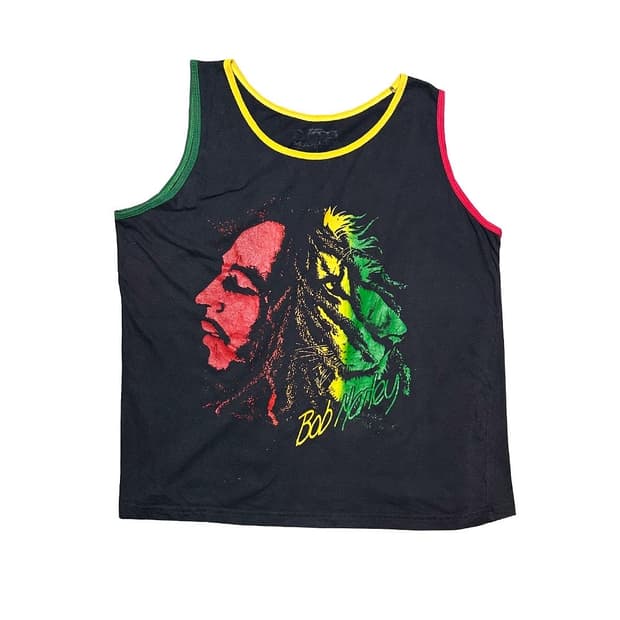 밥말리 Bob Marley 프린팅 나시