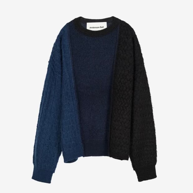 앤더슨벨 모헤어 니트 S사이즈