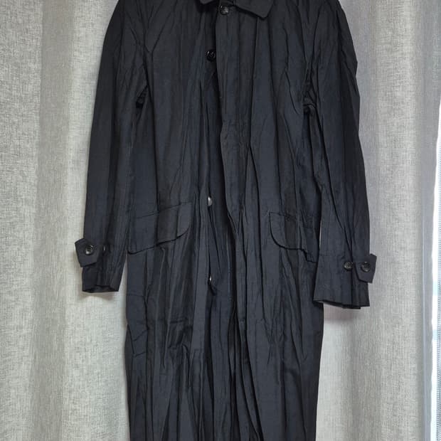 꼼데가르송 옴므 / 주름 가공 코트 / s(100)