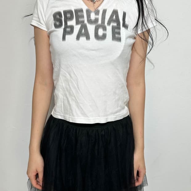 SPECIAL PACE 레터링 반팔