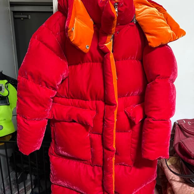 럭키슈에뜨정품구스롱자켓