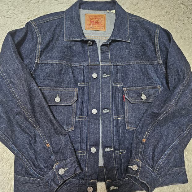 리바이스 lvc 507XX 타입2 42 데님 트러커 자켓