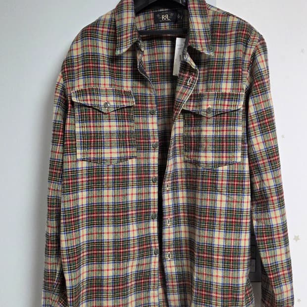 rrl 울 블렌드 트윌 워크셔츠 xl 새제품