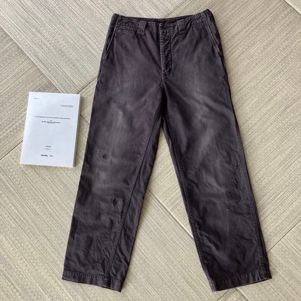 24aw WIDE CHINO PANTS CRASH