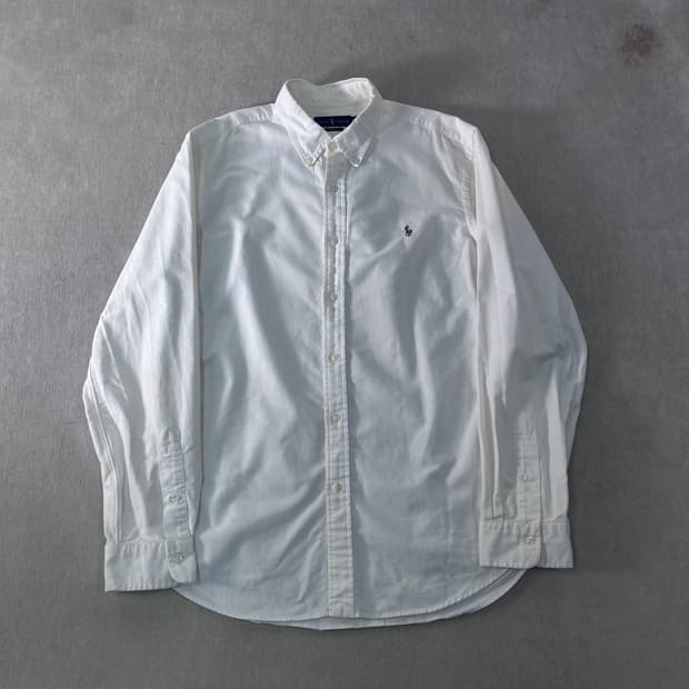 105 폴로랄프로렌 신형 커스텀핏 코튼 화이트 셔츠