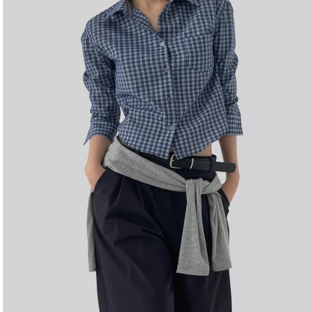 어텀 피버셔츠 체크