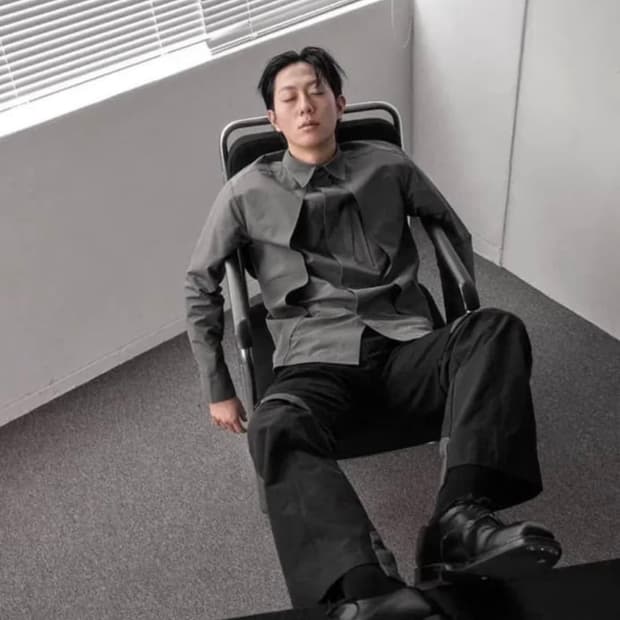 구매글)))) MINKIMHO gray shirt