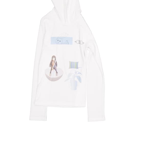 영마일웨어 슬림 후드 indoor peace slim hoodie