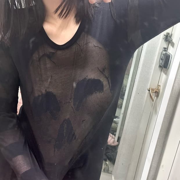 히스테릭글래머 스컬 롱슬리브