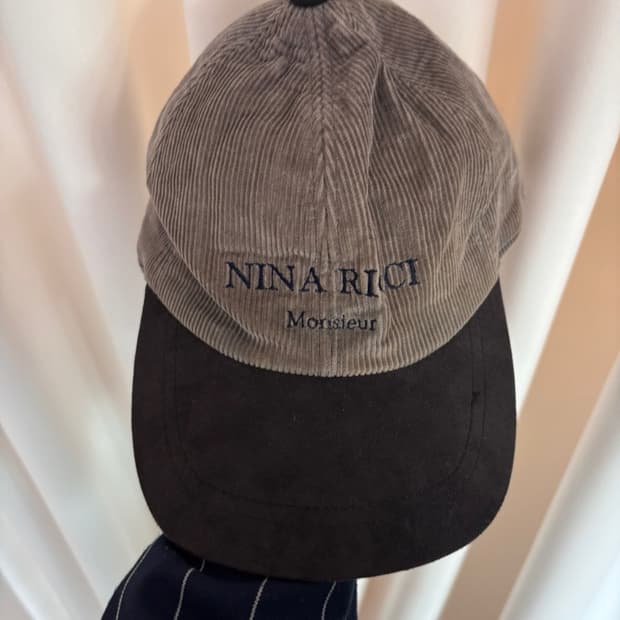 90s Nina Ricci Corduroy Cap