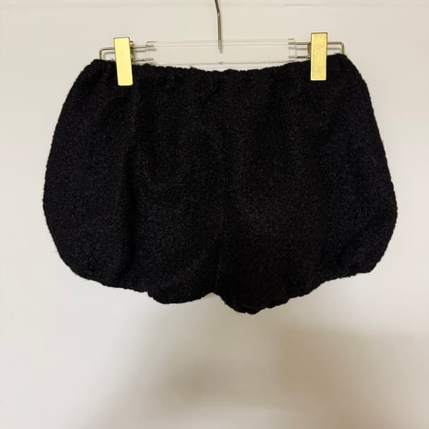 새상품 뽀글이 반바지 (블랙)