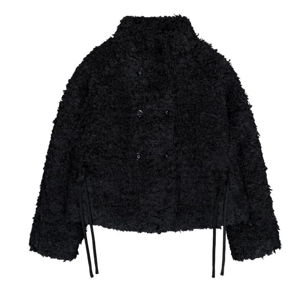 코이세이오 퍼자켓 블랙 새상품