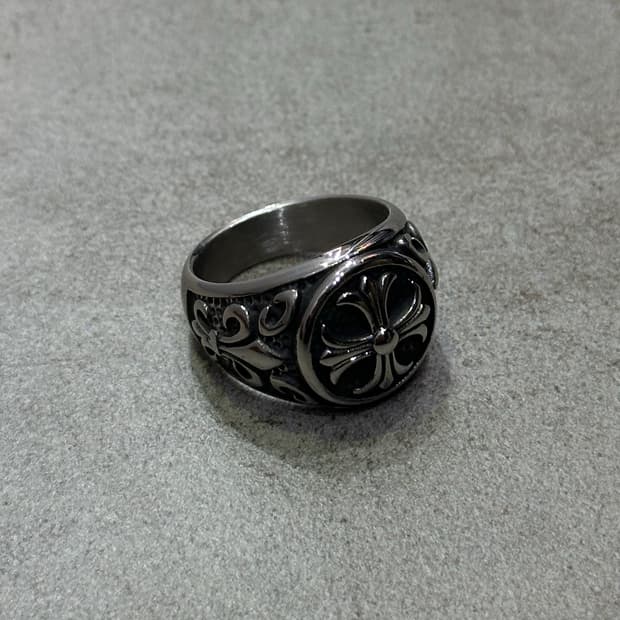 Stamp corss scot- 인장 십장 스콧 반지