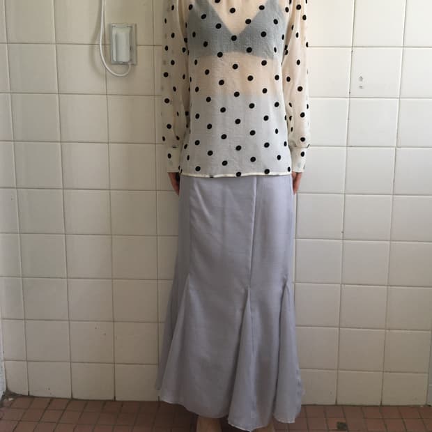 Dot pattern blouse