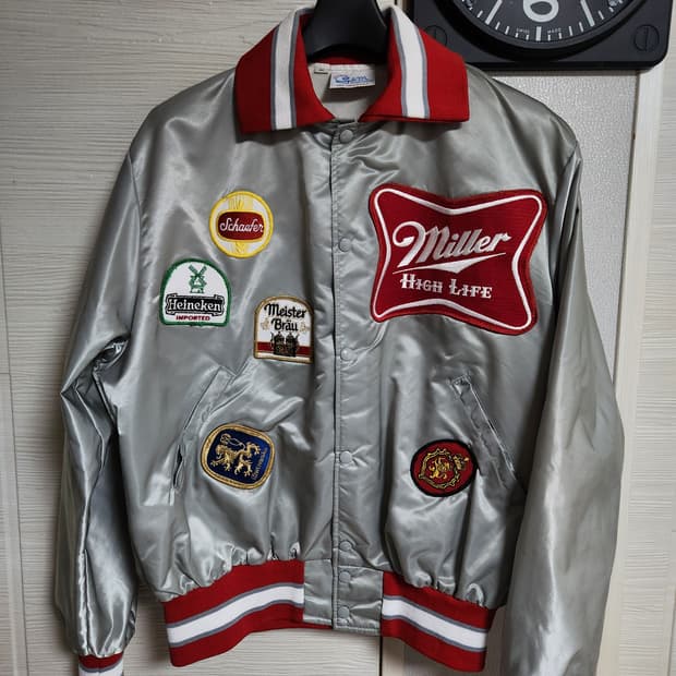 젬 스포츠웨어 90's U.S.A. 나일론 바시티 자켓