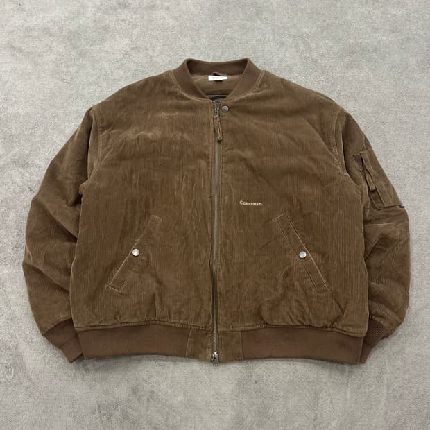 XL 커버낫 코듀로이 브라운 봄버 자켓