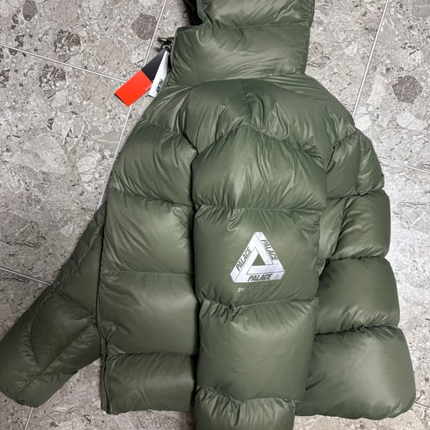 팔라스 퍼텍스 오파크 바라클라바 푸파 그린 패딩 L
