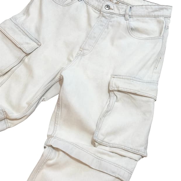 자라(Zara)디테처블 카고 진 라이트 블루