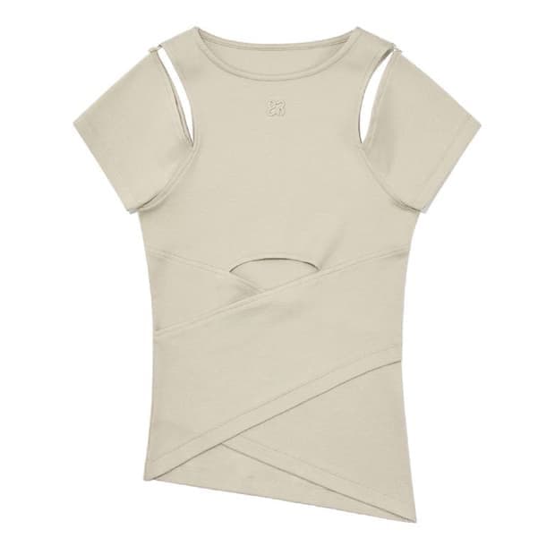 글로니 CANYON CROSS TEE (KHAKI)
