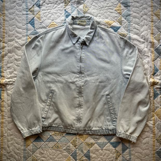 80s USA 빈티지 엘엘빈 디스 데님 블루종 자켓