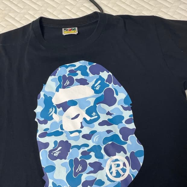 베이프 abc 카모 반팔