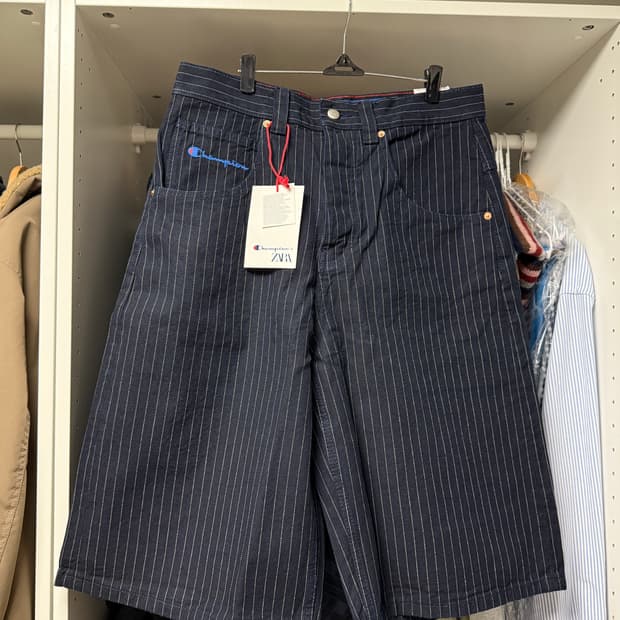 자라 x 챔피온 국내미발매 반바지 31사이즈 