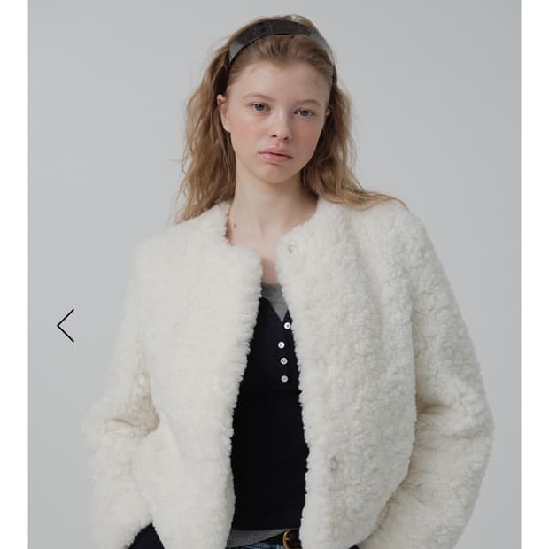 더바넷 Nuvelle Fur Jacket 누벨 퍼 자켓 M