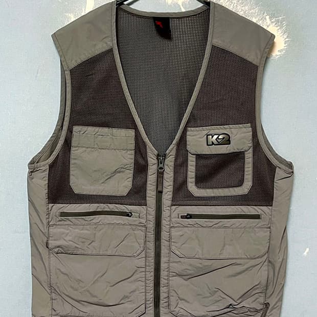 K2 케이투 남자 등산조끼 여름 매쉬 유틸리티 레저룩 L 100
