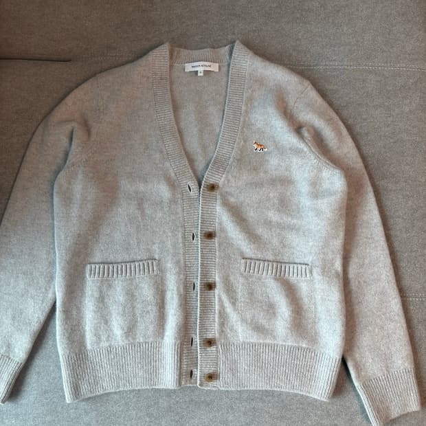 [M] 메종키츠네 폭스 패치 가디건