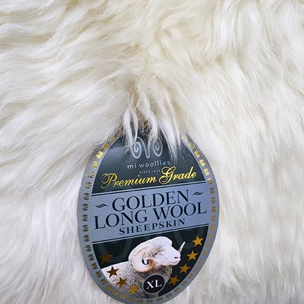 미울리스 골든 프리미엄 천연 울 양털 러그 XL 2개가격