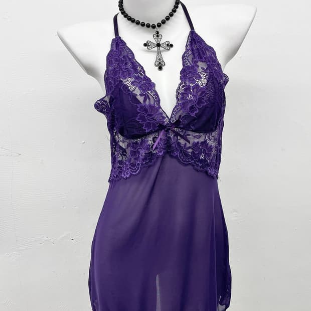 퍼플 레이스 메쉬 슬립