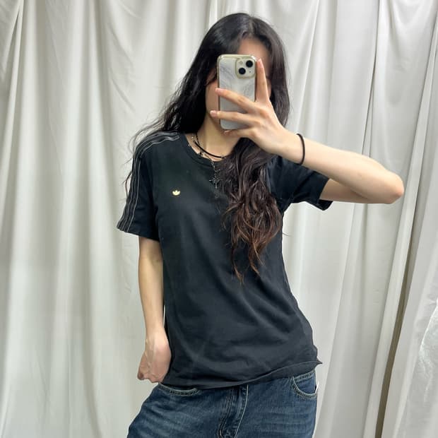 Adidas black firebird T-shirts
