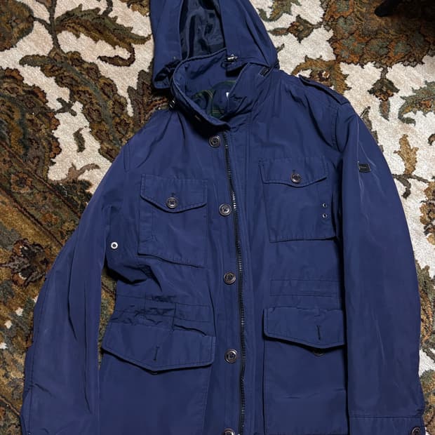 빈폴 남성 야상 바람막이 자켓 105사이즈 네이비
