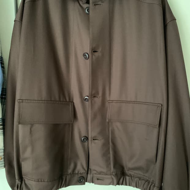 르메르 19fw 오버사이즈 블루종 44